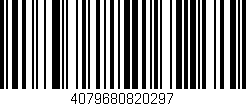 Código de barras (EAN, GTIN, SKU, ISBN): '4079680820297'