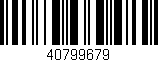 Código de barras (EAN, GTIN, SKU, ISBN): '40799679'