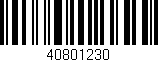 Código de barras (EAN, GTIN, SKU, ISBN): '40801230'