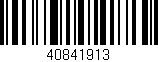 Código de barras (EAN, GTIN, SKU, ISBN): '40841913'