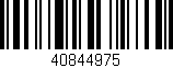 Código de barras (EAN, GTIN, SKU, ISBN): '40844975'