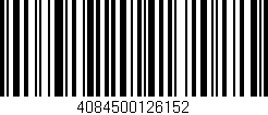Código de barras (EAN, GTIN, SKU, ISBN): '4084500126152'