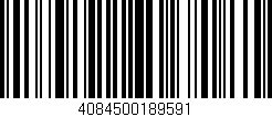 Código de barras (EAN, GTIN, SKU, ISBN): '4084500189591'