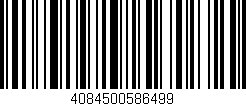 Código de barras (EAN, GTIN, SKU, ISBN): '4084500586499'