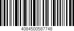 Código de barras (EAN, GTIN, SKU, ISBN): '4084500587748'