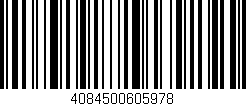 Código de barras (EAN, GTIN, SKU, ISBN): '4084500605978'