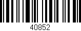 Código de barras (EAN, GTIN, SKU, ISBN): '40852'