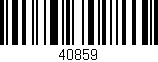 Código de barras (EAN, GTIN, SKU, ISBN): '40859'