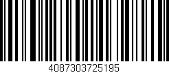 Código de barras (EAN, GTIN, SKU, ISBN): '4087303725195'