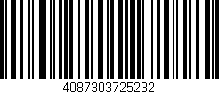 Código de barras (EAN, GTIN, SKU, ISBN): '4087303725232'