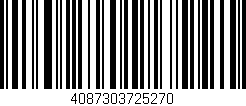 Código de barras (EAN, GTIN, SKU, ISBN): '4087303725270'