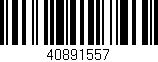 Código de barras (EAN, GTIN, SKU, ISBN): '40891557'