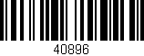 Código de barras (EAN, GTIN, SKU, ISBN): '40896'