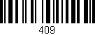 Código de barras (EAN, GTIN, SKU, ISBN): '409'