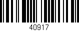 Código de barras (EAN, GTIN, SKU, ISBN): '40917'