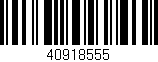 Código de barras (EAN, GTIN, SKU, ISBN): '40918555'