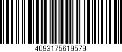 Código de barras (EAN, GTIN, SKU, ISBN): '4093175619579'