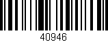 Código de barras (EAN, GTIN, SKU, ISBN): '40946'