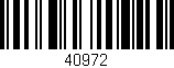 Código de barras (EAN, GTIN, SKU, ISBN): '40972'