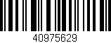 Código de barras (EAN, GTIN, SKU, ISBN): '40975629'