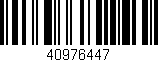 Código de barras (EAN, GTIN, SKU, ISBN): '40976447'