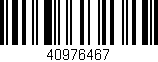 Código de barras (EAN, GTIN, SKU, ISBN): '40976467'