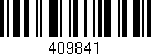 Código de barras (EAN, GTIN, SKU, ISBN): '409841'