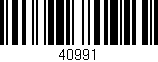 Código de barras (EAN, GTIN, SKU, ISBN): '40991'