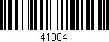 Código de barras (EAN, GTIN, SKU, ISBN): '41004'