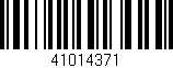 Código de barras (EAN, GTIN, SKU, ISBN): '41014371'