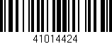 Código de barras (EAN, GTIN, SKU, ISBN): '41014424'