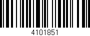 Código de barras (EAN, GTIN, SKU, ISBN): '4101851'