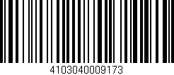 Código de barras (EAN, GTIN, SKU, ISBN): '4103040009173'