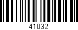 Código de barras (EAN, GTIN, SKU, ISBN): '41032'