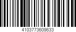Código de barras (EAN, GTIN, SKU, ISBN): '4103773609633'