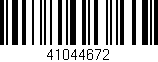 Código de barras (EAN, GTIN, SKU, ISBN): '41044672'