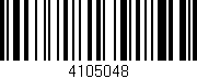 Código de barras (EAN, GTIN, SKU, ISBN): '4105048'