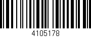 Código de barras (EAN, GTIN, SKU, ISBN): '4105178'