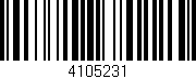 Código de barras (EAN, GTIN, SKU, ISBN): '4105231'