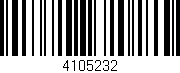Código de barras (EAN, GTIN, SKU, ISBN): '4105232'