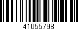 Código de barras (EAN, GTIN, SKU, ISBN): '41055798'