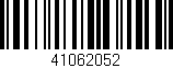Código de barras (EAN, GTIN, SKU, ISBN): '41062052'