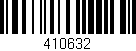 Código de barras (EAN, GTIN, SKU, ISBN): '410632'