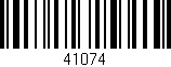 Código de barras (EAN, GTIN, SKU, ISBN): '41074'