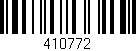 Código de barras (EAN, GTIN, SKU, ISBN): '410772'