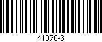 Código de barras (EAN, GTIN, SKU, ISBN): '41078-6'