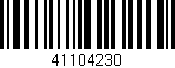Código de barras (EAN, GTIN, SKU, ISBN): '41104230'