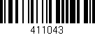 Código de barras (EAN, GTIN, SKU, ISBN): '411043'