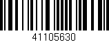 Código de barras (EAN, GTIN, SKU, ISBN): '41105630'