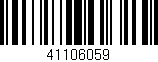 Código de barras (EAN, GTIN, SKU, ISBN): '41106059'